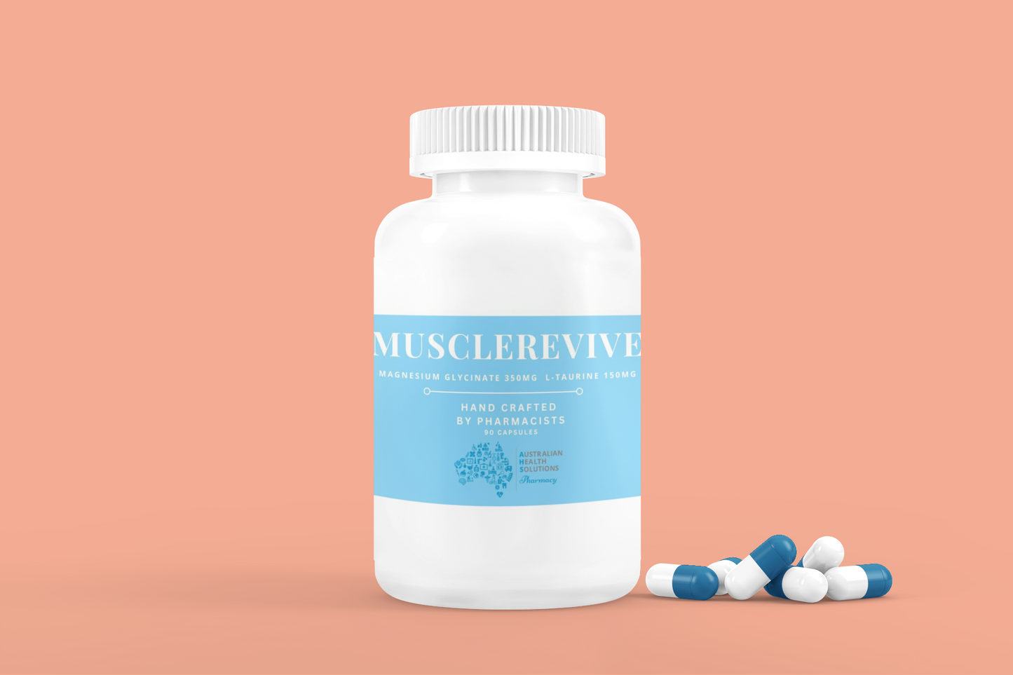 AHS MuscleRevive 350 - Magnesium Glycinate capsules